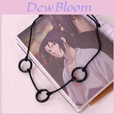 Fashionable Anime Naruto Uchiha Itachi Necklace With Unique Three Ring Pendant