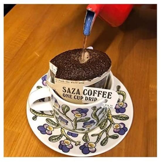 Saza Coffee 1 Cup Coffee Drip Drip Pack Dark Roast Specialty Store Taste 12g X 30 Sheets Set Coffee Tasting 6 Types Day Present Popular Day Gift 30P