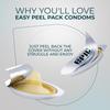 Manforce Epic Thinx Ultra Thin Condoms For Men pack of  3 X 3 Count 0.03mm Vegan Easy Peel Pack Disposable Pouch Safe