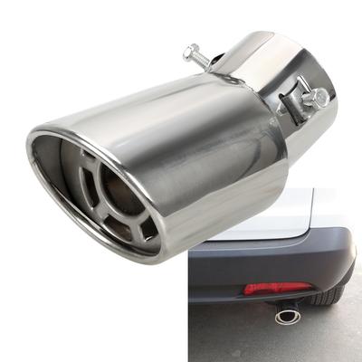 Stainless Steel Tail Muffler Car Exhaust Muffler 1PCS Car Accessories Universal Round Car Exhaust Tail Pipe
