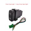 1pc Dual Key Switch Dual Switch Fog Lights Fan Spotlight Tank Headlight Switch Button for Mitsubishi LancerEX Pajero V73 V93 V97