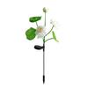 Waterproof LED Solar Lotus Garden Lamp - Outdoor Decorative Landscape Light with Ground Stake