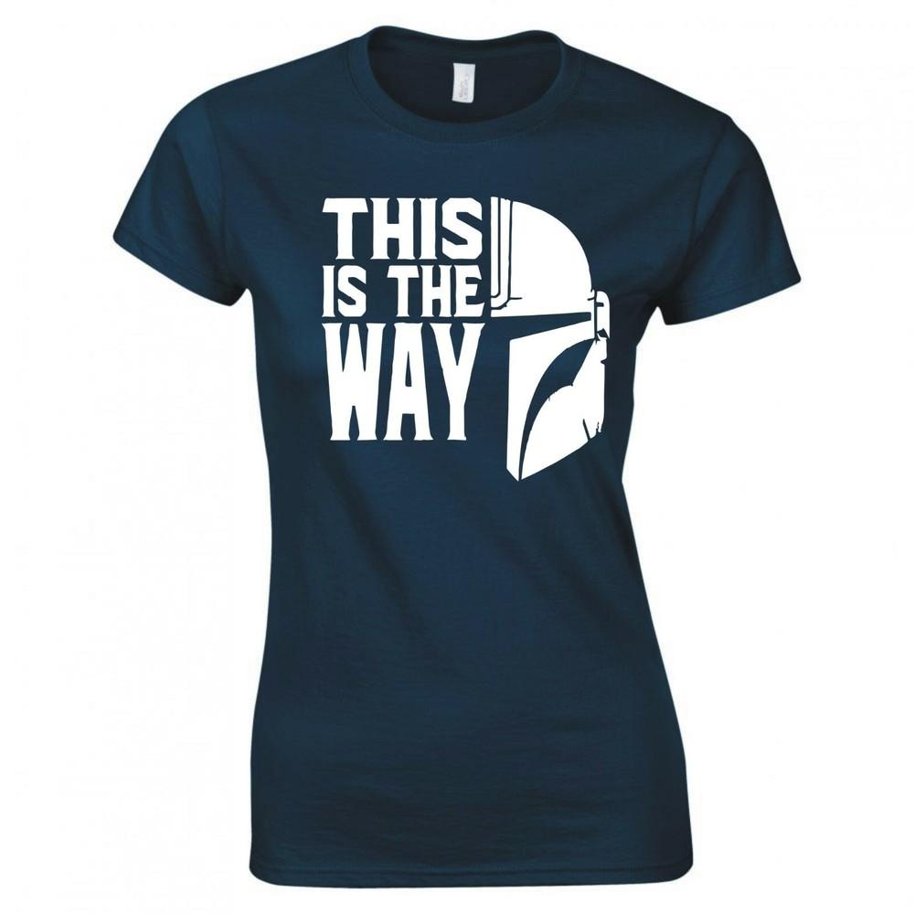 Inspired By The Unisexdalorian This Is The Way Helmet Skinny Fit TShirt