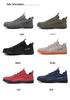 Scarpe da Escursionismo e Ciclismo da Uomo Antiscivolo a Cinque Dita con Punta Larga in Fly-Knit