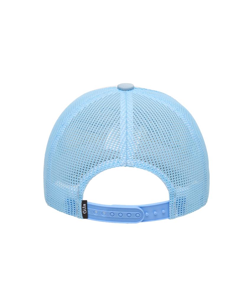 Gillaakaibeu Eyelet Bold Logo Mesh Cap_Sky Blue