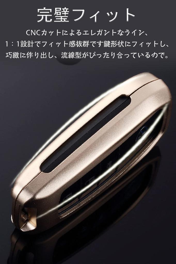 Key Case for Toyota Smart Key Case Key Cover Button Aluminum Alloy Designed Exclusively for Toyota New Model Sienta Yaris Mark X Yellow Label Mirai