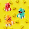One Dinosaur Push Toy Car, Randomly Shipped In 4 Colors, Cartoon Vehicle, Children's Sports, Interactive Game, A Joyful Gift for Kids