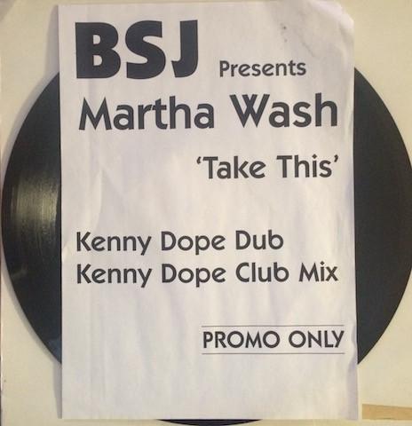 

12inch Record MARTHA WASH BSJ Presents Martha Wash Take This NONE Not On Label Dance Electronica Used