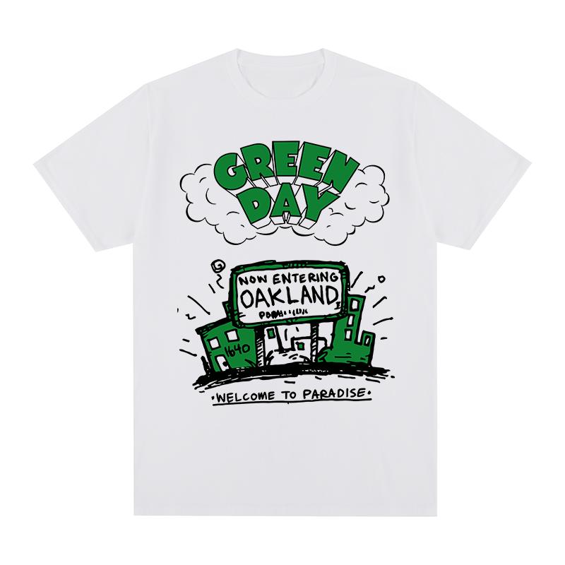 

green day Vintage Tshirt Funny Cute Kawaii Clothing Graphic Y2k Aesthetic Cotton Men T shirt New Tee Tshirt Womens Tops S