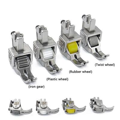 Universal Sewing Machine Foot Presser Sewing Machine Accessories Roller Foot Replacement for Leather Thick Fabric Stitching Acce