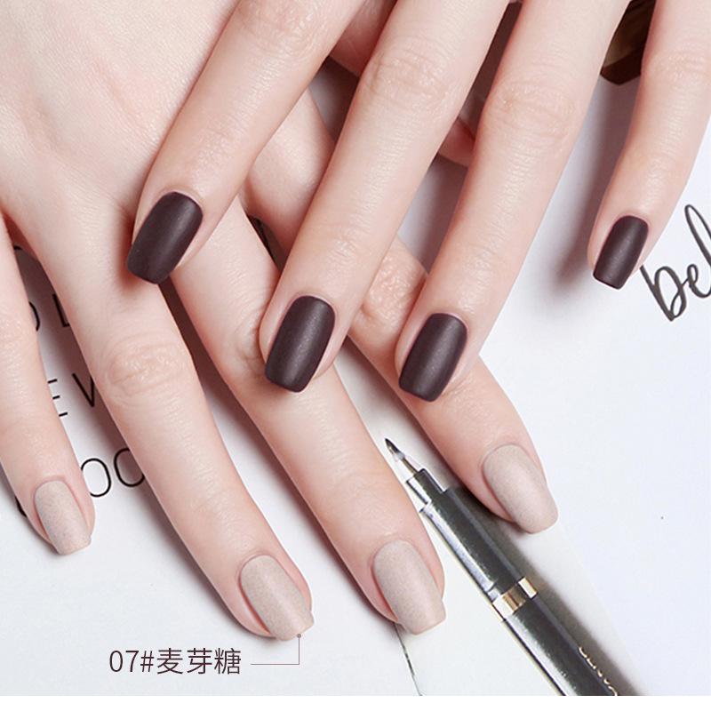 Nail Polish Nude Matte Matte Quick Dry Non-peelable Non-slip Frosted Nail Polish No Bake Lasting
