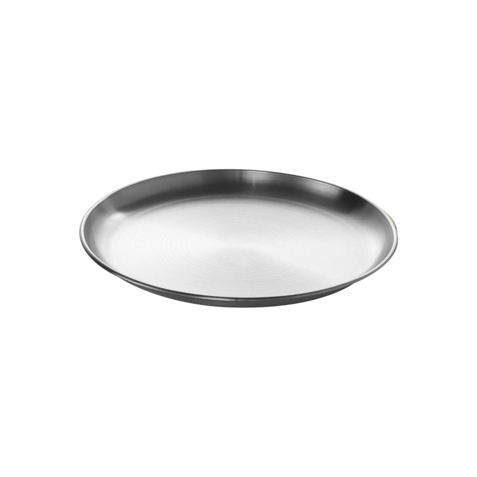 

Thickened Stainless Steel Pet Disc Small Dog And Feeding Basin Dog Bowl Bowl Pet Supplies S серебряный