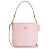 City Bucket 17 Metall-Logo Beschichtetes Canvas Eimer Tasche Damen Taschen Rosa CT800-IMPO