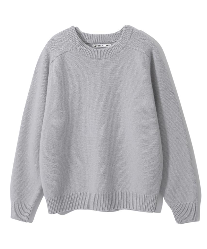 GARDEN EXPRESS Crewneck Wool Sweater (Greyish Blue)