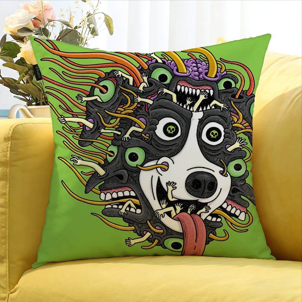 Cool Cartoon Mr PPickles Various Sizes Square Pillow Case For Car Home Bedchamber Decor