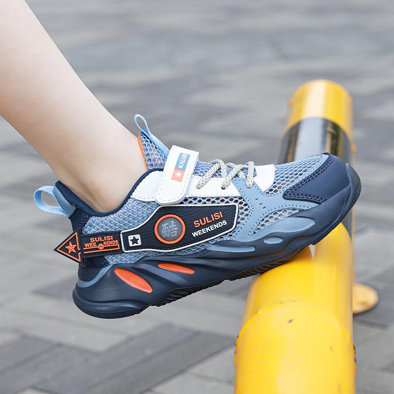 Boys Shoes 2025 New Children's Sports Shoes Casual Boys Running Shoes Non-slip Spring and Autumn Mesh Breathable Tide
