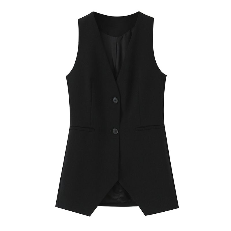 Kaslead New Women clothes Western Style Slim fit Simple Vest Casual Trousers 3437198 3436198