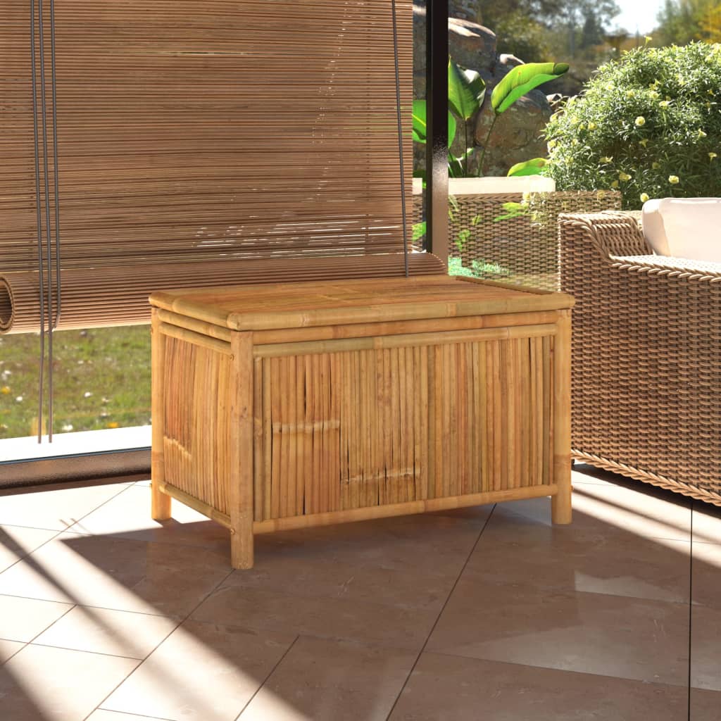 Garden Storage Box 90 X 52 X 55 Cm Bamboo