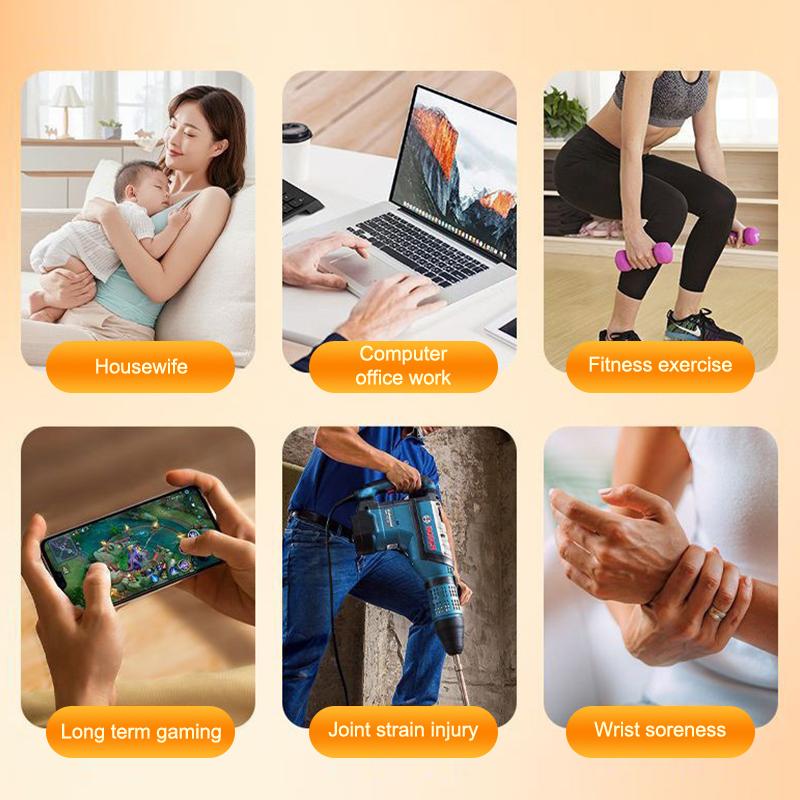 10 Pcs/Box Tendon Sheath Heat Compress Patch Finger Wrist Joint Care Sticker