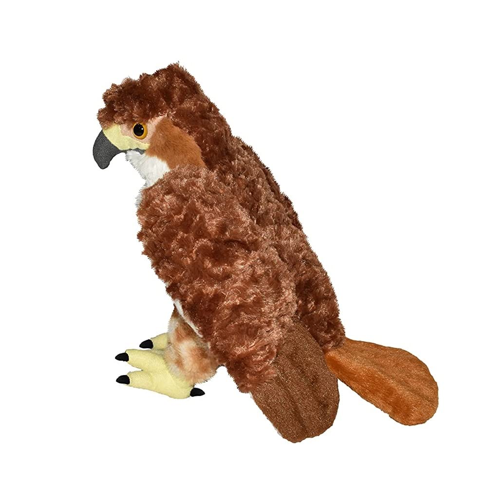 Wild Republic Hawk Plush W30 X D32 X H28cm Red-Tailed Toy, 12" (12316)