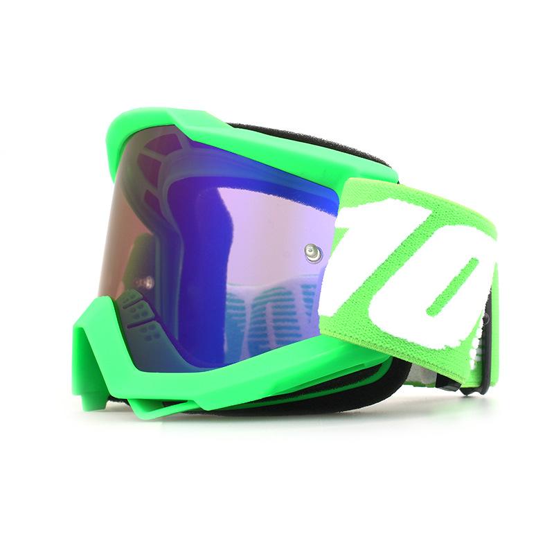 100% Cycling Goggles Outdoor sports motorcycle helmet, off-road windproof, sandproof, dustproof goggles, ski goggles