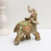 Vintage Utsøkt Elefantmodell Ornamenter Statue Håndverk Gave Hjem Kontor Dekorasjon