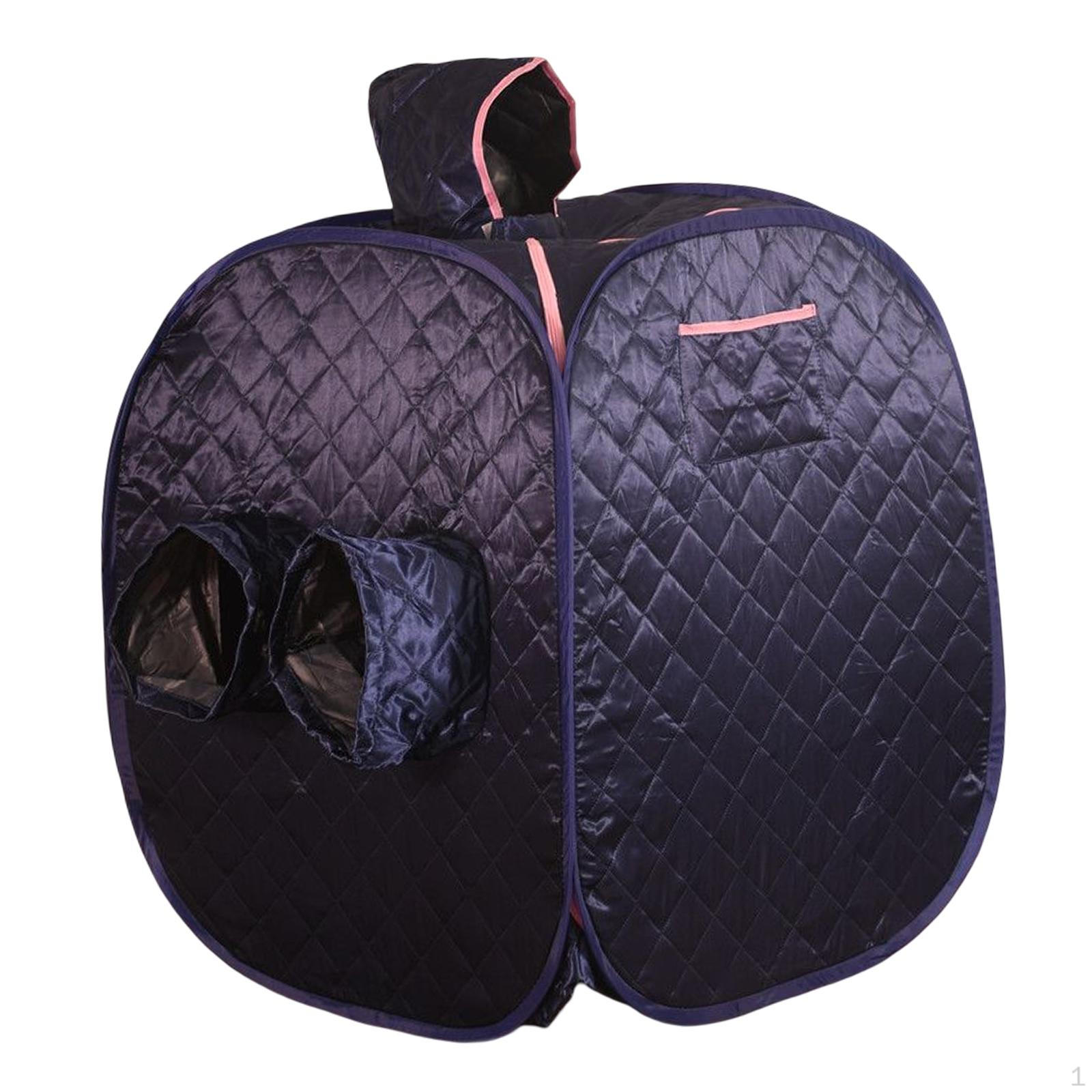 

Компактная персональная сауна для домашнего спа-салона — складная и портативная темно-синий