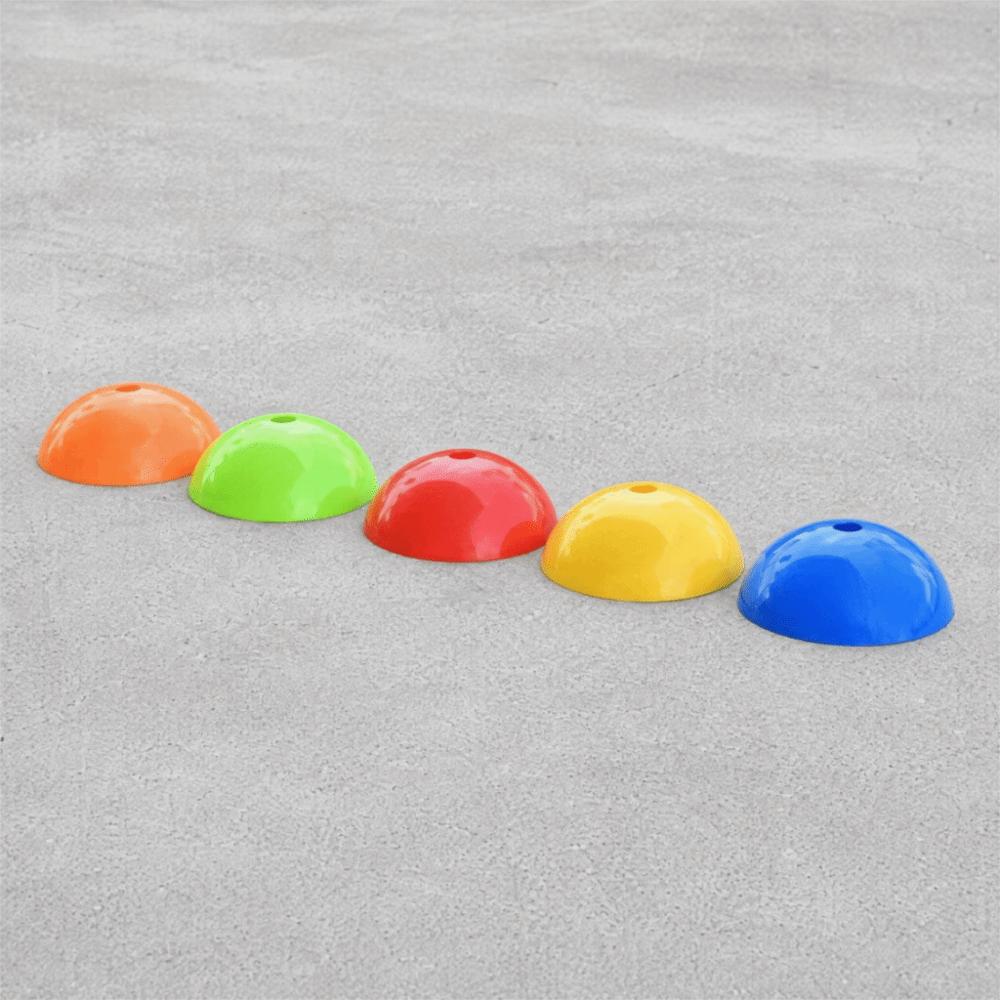 5PCS Half Dome Training Cones Bowl Shaped Field Markers Portable Soccer Marker Discs  Team Drills