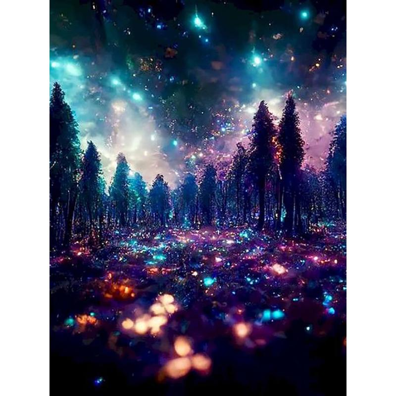 Diamond Embroidery Landscape Fantasy World DIY 5D Diamond Painting Waterfall Forest Cross Stitch Kits Rhinestones Pictures Decor