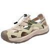 New Summer Men's Bag Head Sandals Breathable Live Broadcast Explosion Casual Large Size Beach Shoes Hollow Mesh Shoes