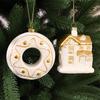 Christmas Santa Claus Ornaments With Plastic Material For Holiday Tree Decoration Scene Setup