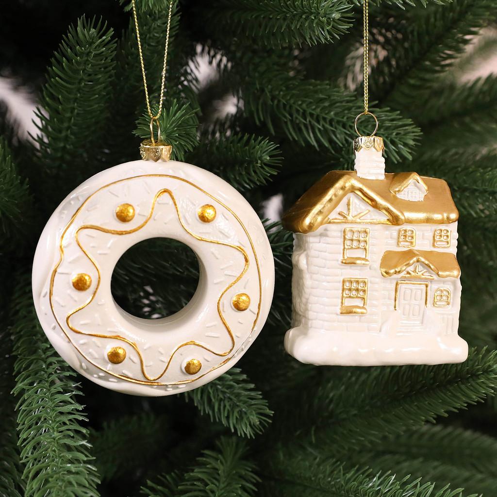 Christmas Santa Claus Ornaments With Plastic Material For Holiday Tree Decoration Scene Setup