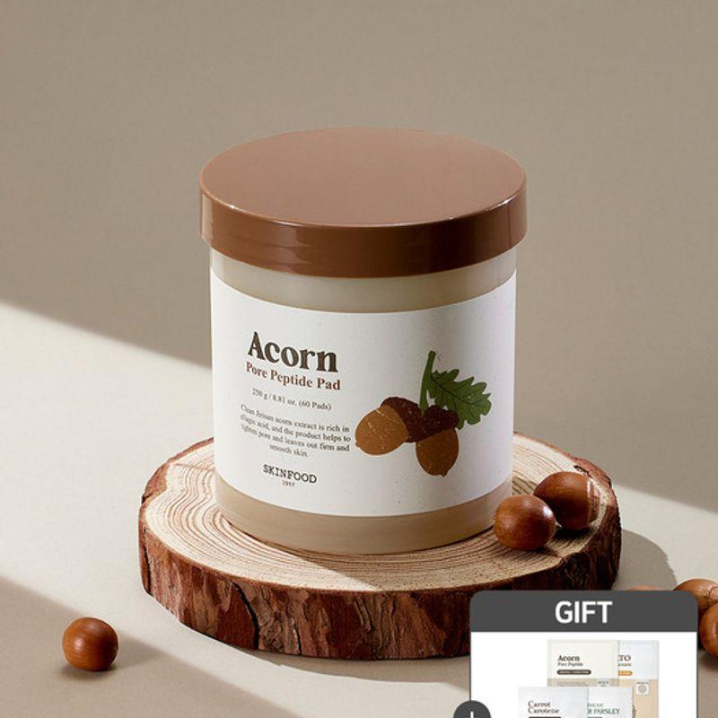 [4 free Dangto Migam mask packs] Acorn Pore Peptide Pads (60 sheets)
