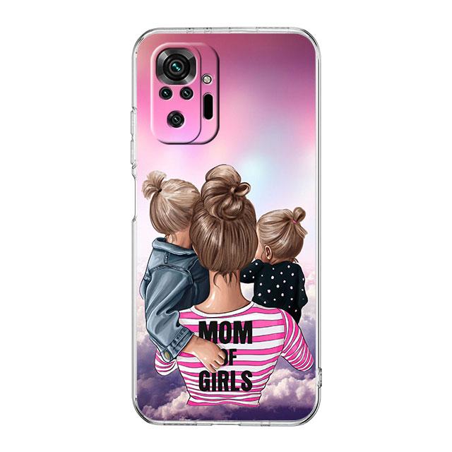

Чехол принципиально для Xiaomi Redmi Note 8 7 8T 11T 9 K40 10S 9A 9C 9T 11S 11 10 Pro 10C 9S силиконовый модный женский чехол Super Mom Redmi K40 Pro