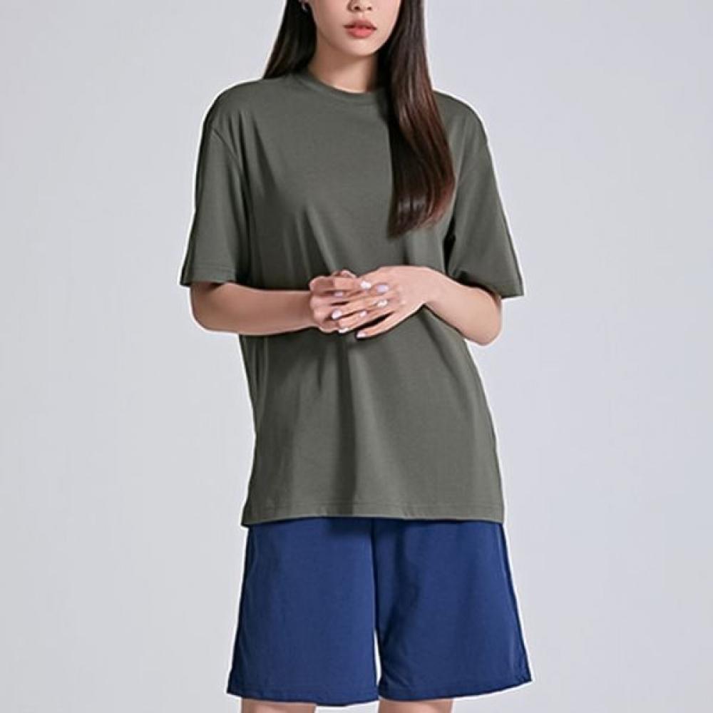 

[spao] Askin CoTTon ShorT Sleeve T shirT+5 parT panTs Uni Sploc25u02 T Khaki/90