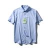 Mulberry Silk Stripes Short-Sleeved Shirt Men's Summer 2024 New Coat Export Export Men's Clothing Business Casual Shirt