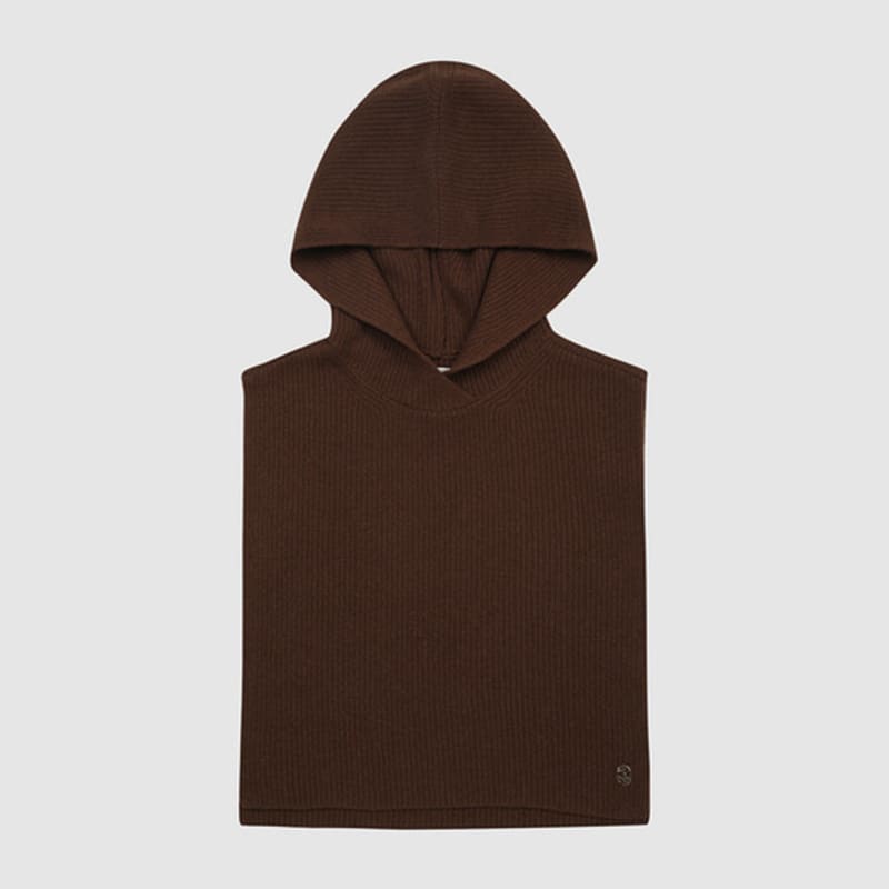 

comgen laclava vest NAEW0-WAM020_310 BROWN