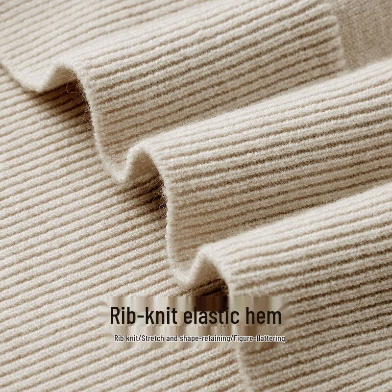 FIRS Men's Far Infrared Machine Washable Crew Neck Knit Sweater