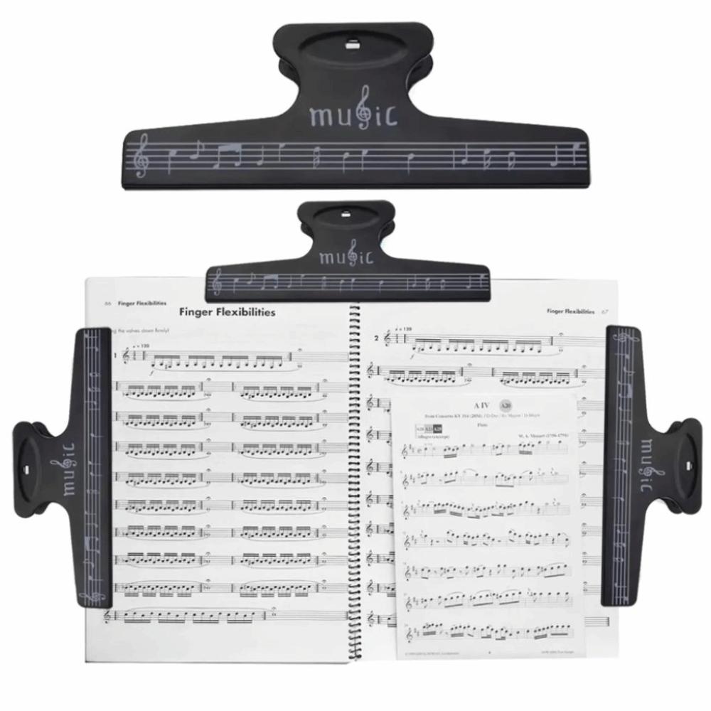 Strong Grip Sheet Music Clip Steel Spring Score Fixed Clips Sheet Piano Practice