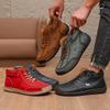 Men's Handmade Leather Ankle Boots Retro Crafted Design Hiking Loafer Unique Comfortable Footwear Luxury Man Boots 2025 New In