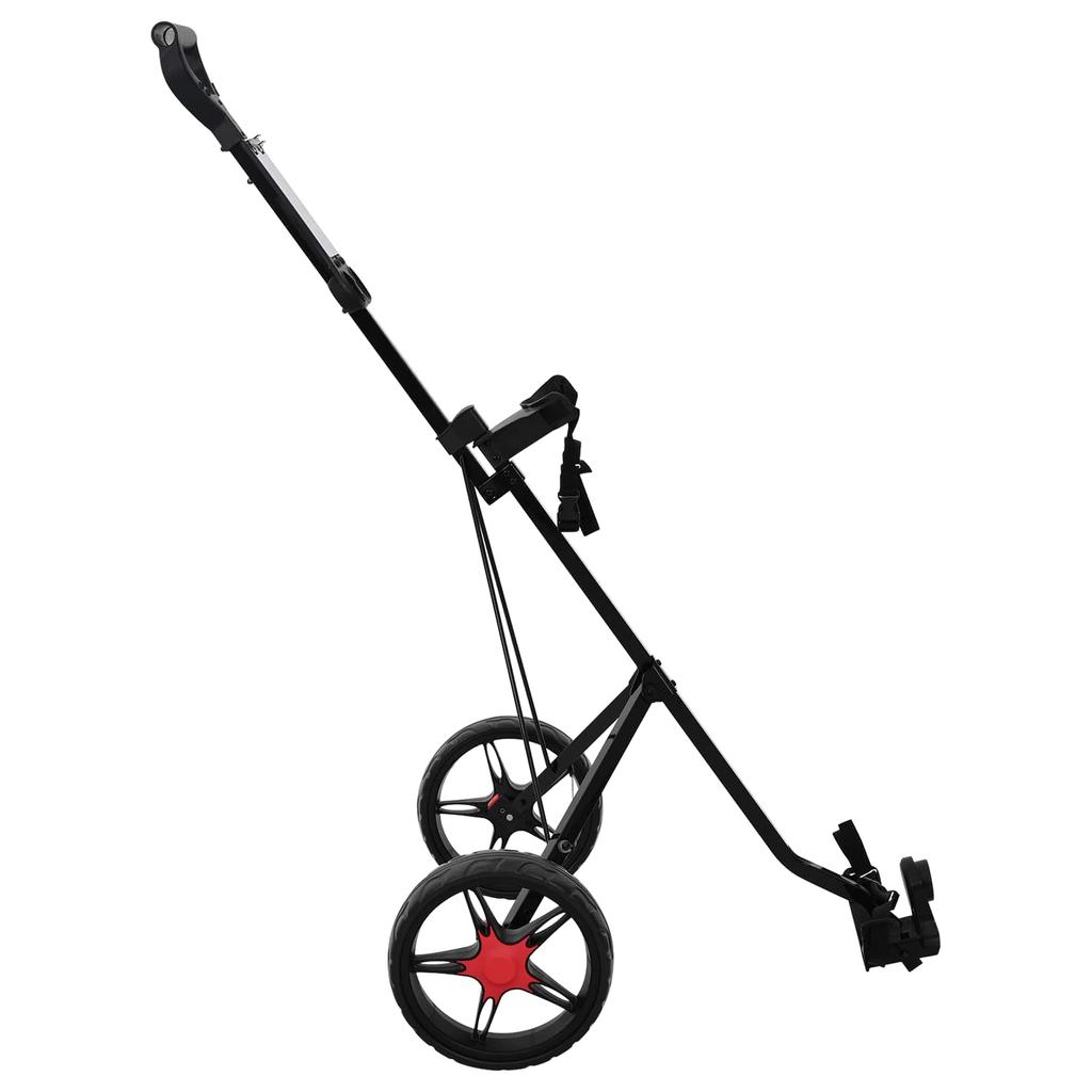 Golf Trolley Black 66 x 65 x 112 cm Iron