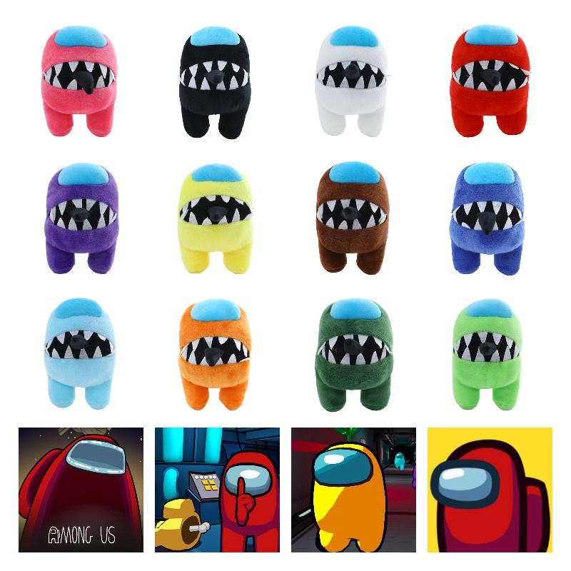 New Among Us Plush Toy Cartoon Wolf Plushie Soft Stuffed Animal Doll In-stock