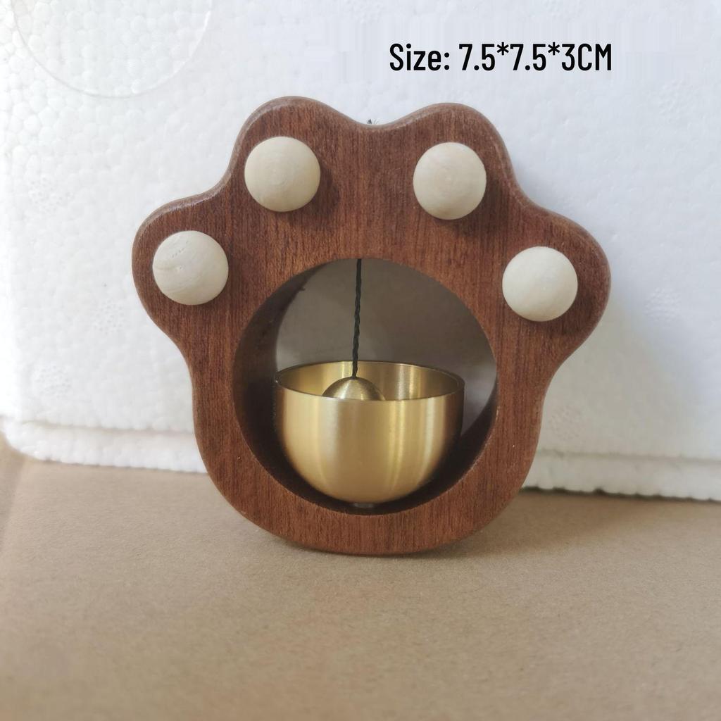 High-End Magnetic Wooden Entryway Wind Chime Doorbell & Feng Shui Ornament