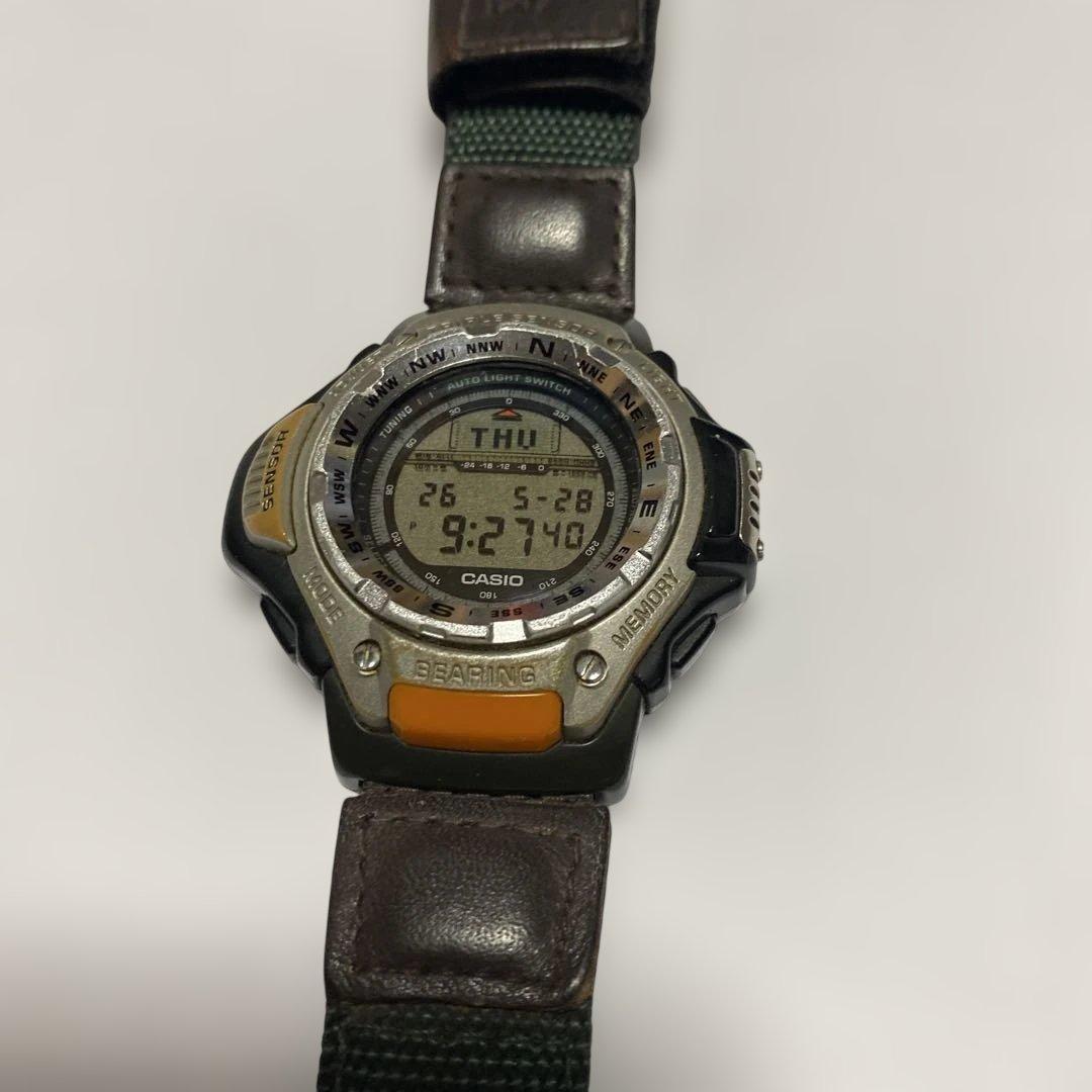 Used CASIO PRO TREK PRT-24 Digital Watch Body