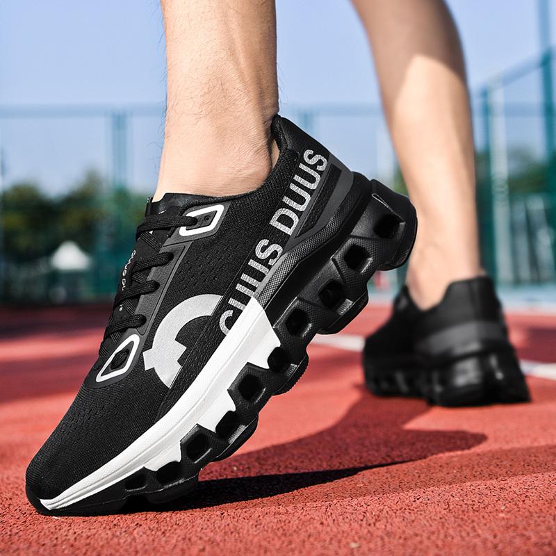Herren-Laufschuhe, atmungsaktiv, Sport-Sneaker zum Schnüren, bequem, lässig, Wanderschuhe, Sportschuhe für das Training