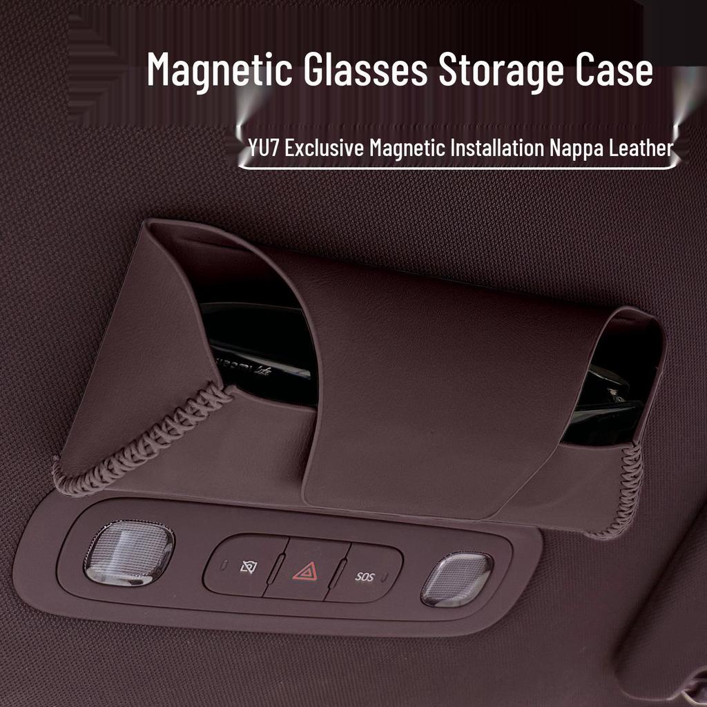 Xiaomi YU7 Car Ceiling Magnetic Sunglasses Holder - Car Interior Accessories