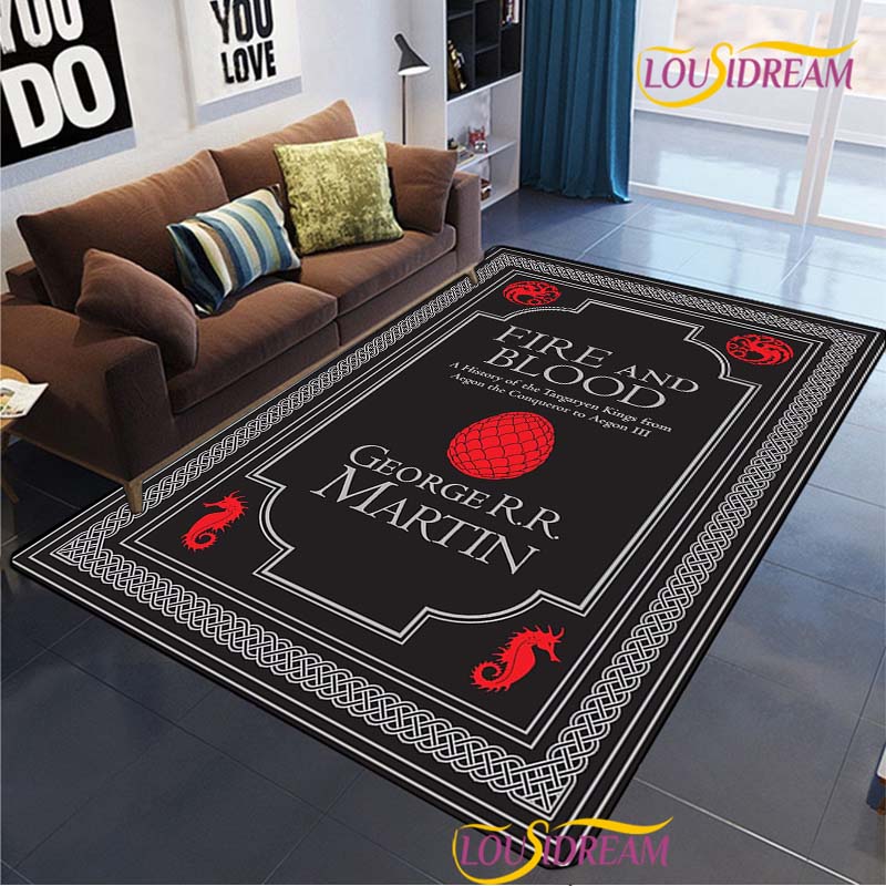 Dragon Of Game Carpet for Living Room Bedroom Rug Kitchen KidsDoor Unslip Floor Mat Birthday Gift Photography Props Alfombra Rug