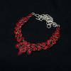 Granat Edelstein : 925er Sterlingsilber Handgefertigt Mehrere Formen Stein Halskette Schmuck