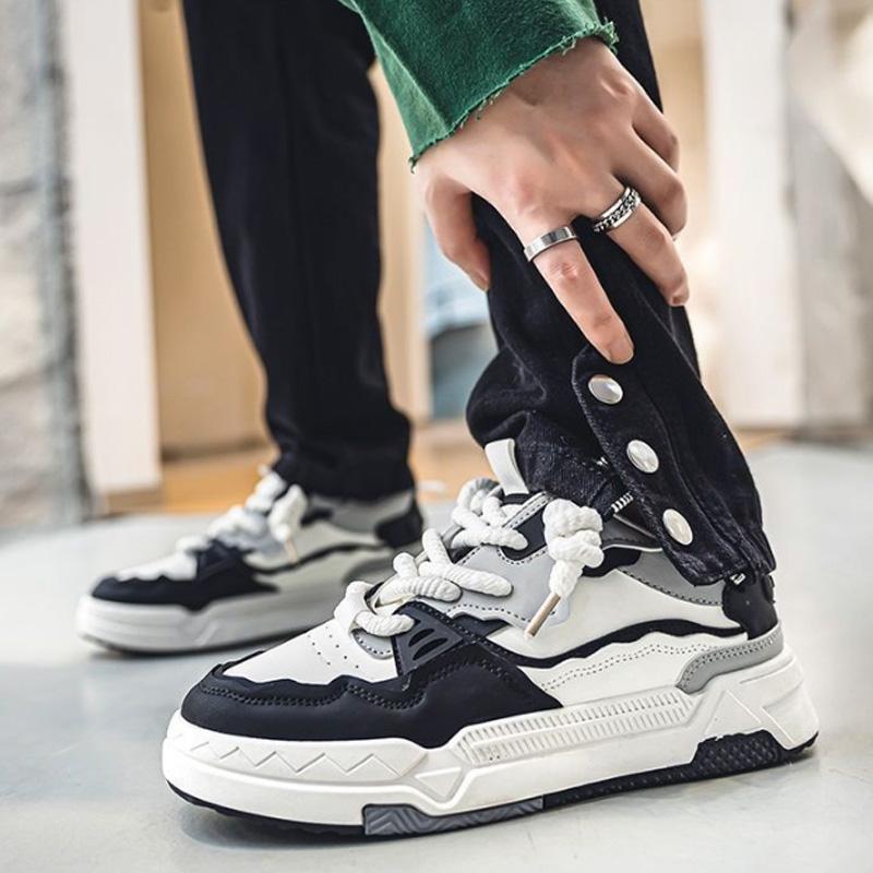 New sneakers men waterproof sport shoes boys school trainers platform designer running shoes fashion lace up vulcan sneaker