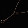 Necklace Double Circle Lariat Pedant Long Tussle Alloy Clavicle Chain Stylish Women Jewelry